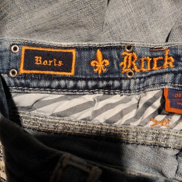 Rock Revival Boris Midrise Straight Leg Denim Jeans 26 - Picture 16 of 16